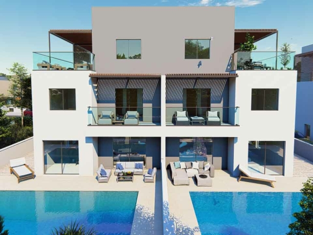 4 Bedroom Detached Villa For Sale in Paphos City Centre