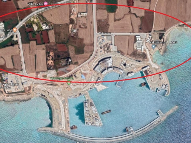 Residential land in Ayia Napa Marina, Ayia Napa,Famagusta